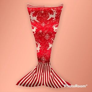 Kids Christmas mermaid tails blankets